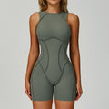 Brushed Yoga Jumpsuit Beauty Back Three Dimensional Line Jumpsuit Women Running Sports Workout Clothes